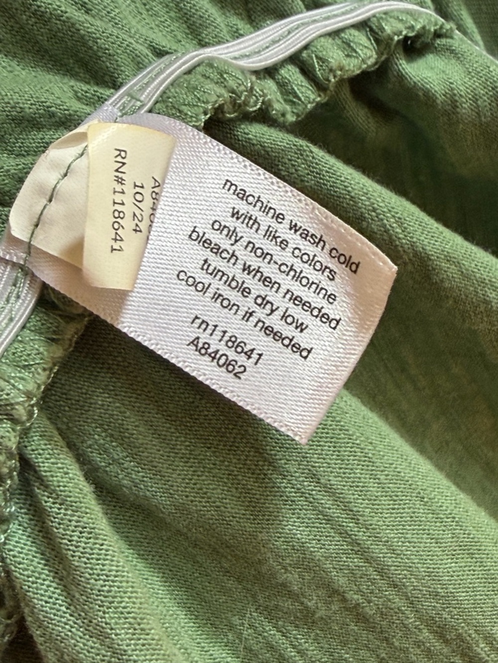 Lane Bryant Olive Green Bandana-Print Short Sleeve Tee - Picture 10 of 10